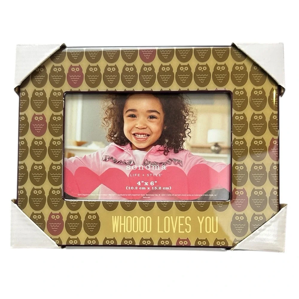 Sonoma Life+Style Owls Whooo Loves You Owl Always Love You Picture Frame 4